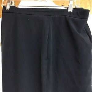 SAG HARBOR stretch women’s dress pants PLUS sz 24W  DARK BLUE